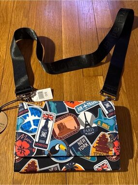 🐷🆕 Samantha Brown To Go RFID Travel Crossbody Bag Organizer